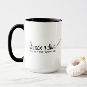 the adorkable author mug