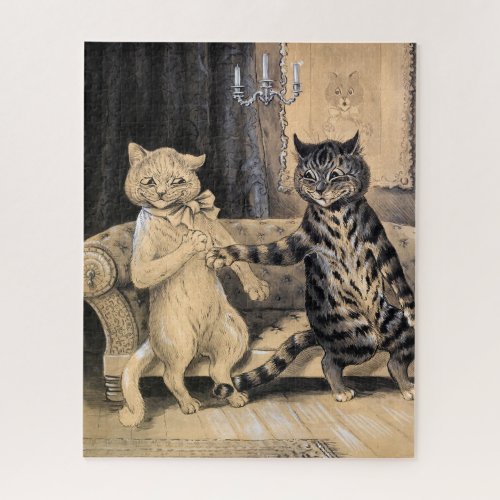 The Advance by Louis Wain Jigsaw Puzzle