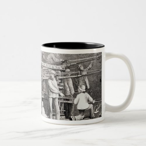 The Advanced Gallery on the French Side of the Mon Two_Tone Coffee Mug