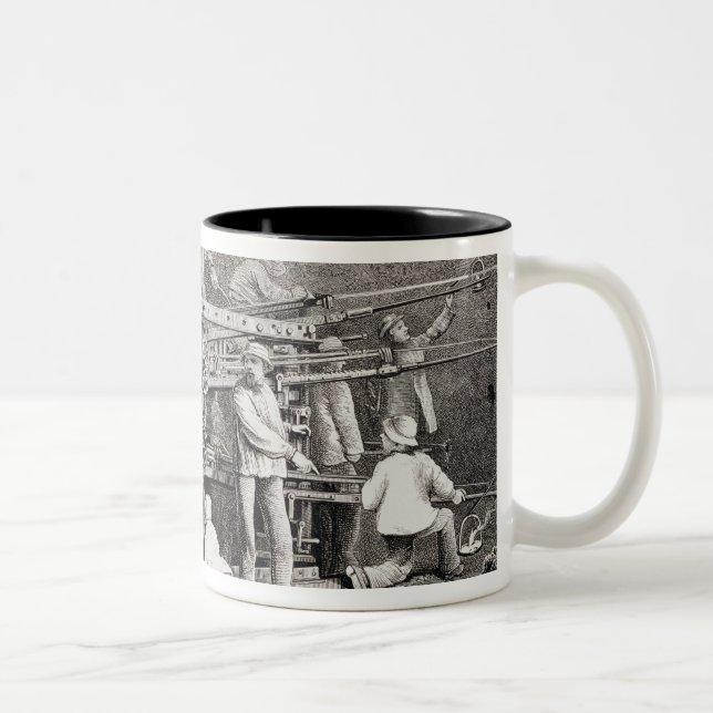 The Advanced Gallery on the French Side of the Mon Two-Tone Coffee Mug (Right)