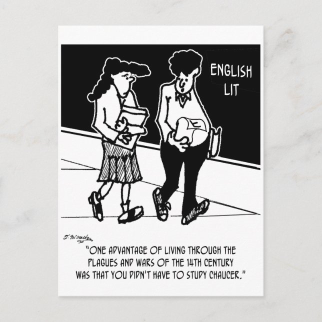 The Advantage of The Plague Postcard (Front)