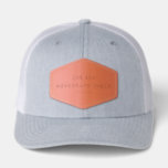 The Adventure Begin Minimalist Quote Wedding Date Leather Patch Hat<br><div class="desc">A modern wedding design featuring a warm copper-toned patch and understated type with a timeless, adventurous feel. The clean layout and neutral palette make it ideal for couples drawn to relaxed elegance, outdoor celebrations, and meaningful details that feel intentional without being overly formal. A natural fit for modern, rustic, and...</div>