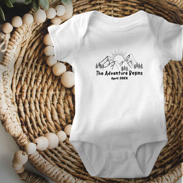 The Adventure Begins Baby Bodysuit (Creator Uploaded)