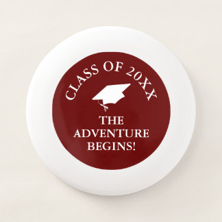 The Adventure Begins Graduation Wham-O Frisbee