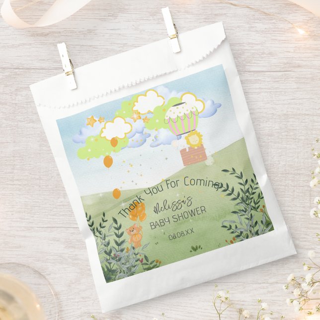 The Adventure Begins Hot Air Balloon Favor Bag (Creator Uploaded)