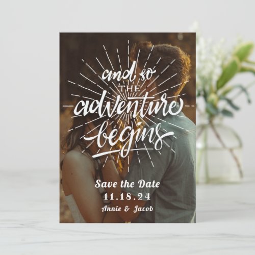 The Adventure Begins Save the Date