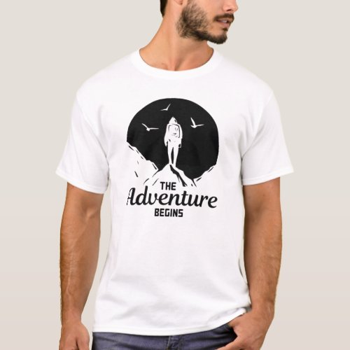 The adventure begins T_Shirt