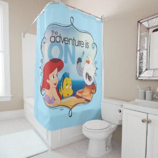 The Adventure Is On Shower Curtain