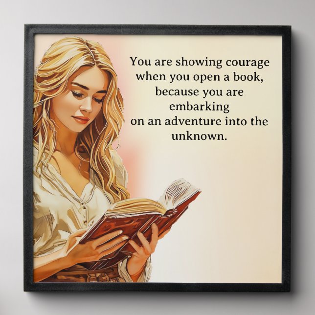 The Adventure of Reading a Book Peel And Stick Photo Tile (Front Set)