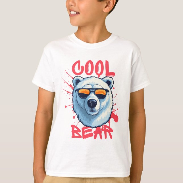 The adventure t-shirt cool bear (Front)