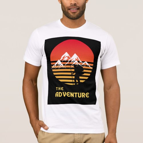 The Adventure T shirt Design