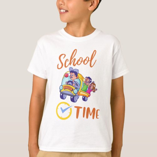the Adventure T_shirt design  school time