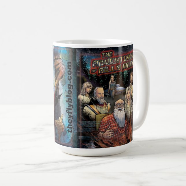 The Adventures of Billy Meier Web-Comic Coffee Mug (Front Right)
