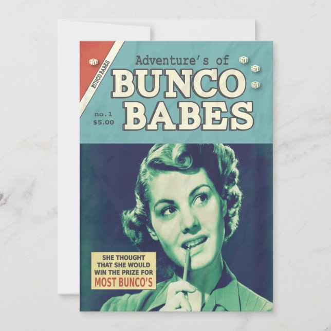 The Adventures of Bunco Babes Invitation (Front)