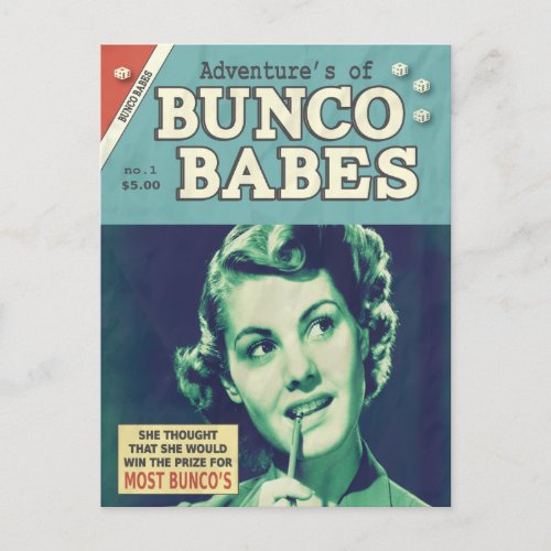 The Adventures of Bunco Babes Postcard