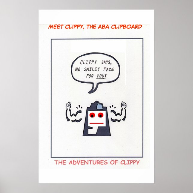 The Adventures of Clippy, Meet Clippy Poster (Front)