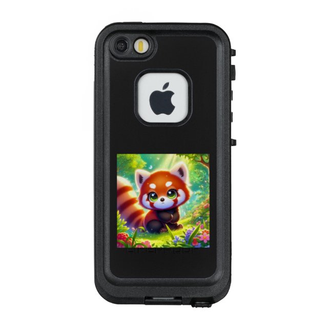 The Adventures of Little Red Panda LifeProof iPhone Case (Back)