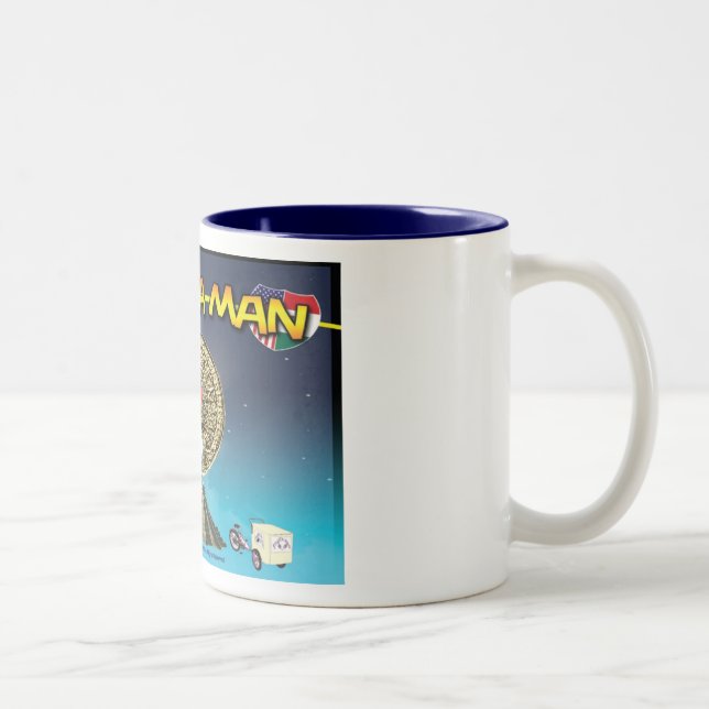 The Adventures of Paleta Man Two-Tone Mug (Right)