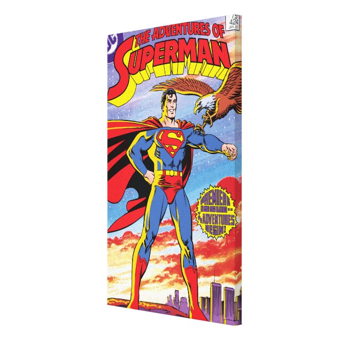 The Adventures of Superman #424 Gallery Wrap Canvas