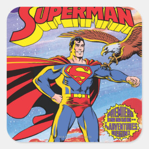 The Adventures of Superman #424 Square Sticker