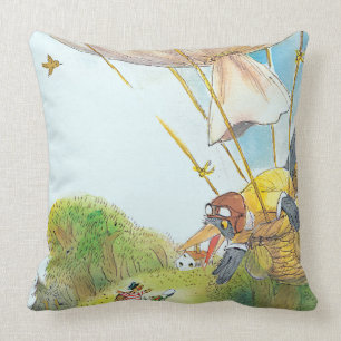 The Adventures of Ted, Ed and Caroll Throw Pillow