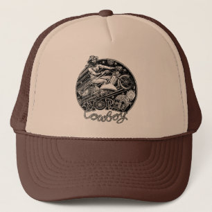 The Adventures of the Moped Cowboy Trucker Hat
