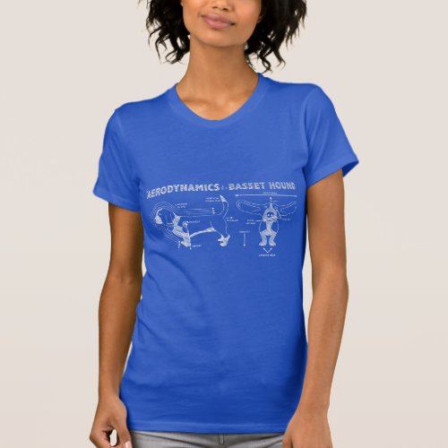 The Aerodynamics of a Basset Hound T_Shirt