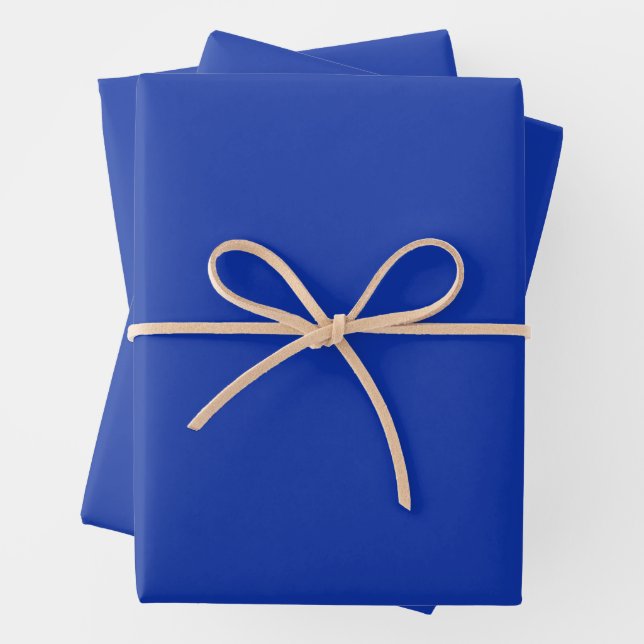 The aesthetic of Egyptian blue Wrapping Paper Sheets (In situ)