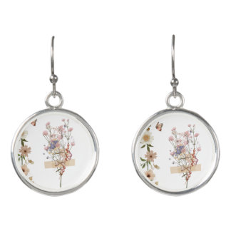 the aesthetic white earrings