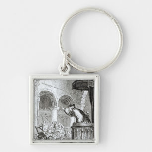 The Affray in the High Church, Edinburgh Keychain