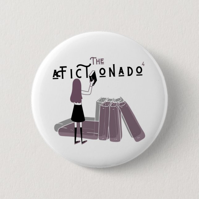 The aFictionado 4 Logo Button (Front)