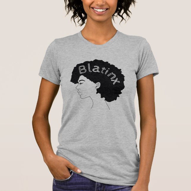 The "Afro Latinx" series "Blatinx" themed Tshirts (Front)