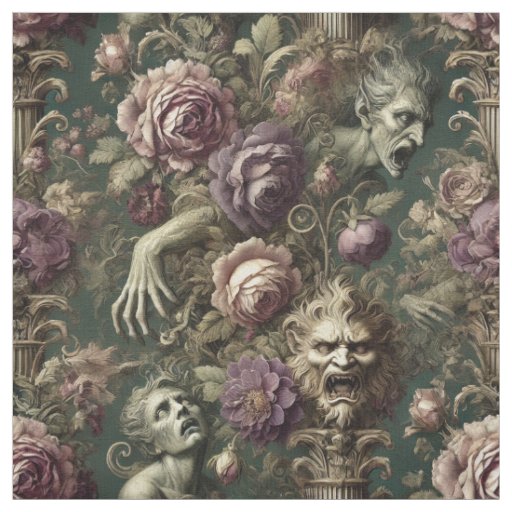 The After Hours Reliquary – Gothic Statement Tile Fabric