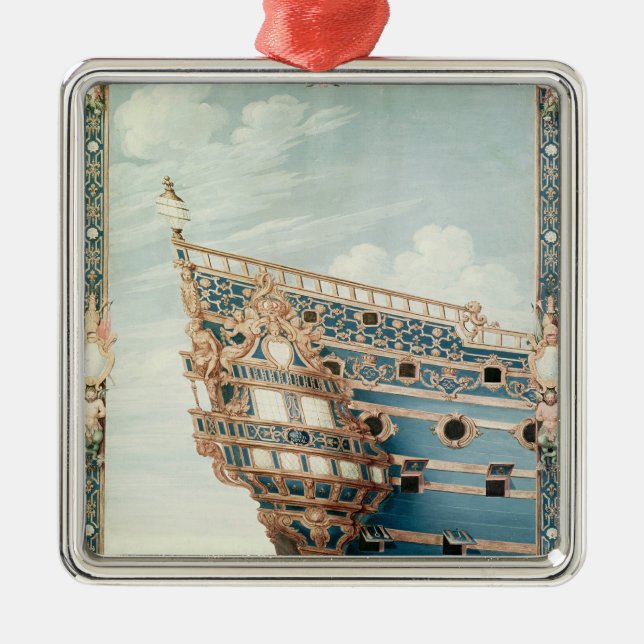 The Aftercastle of 'Le Soleil Royal' Metal Ornament (Front)