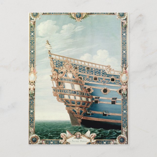 The Aftercastle of 'Le Soleil Royal' Postcard (Front)