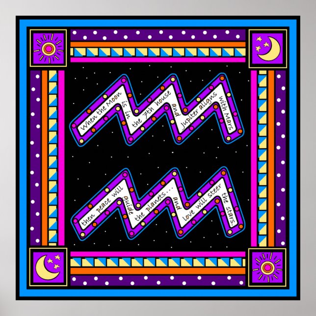 THE AGE OF AQUARIUS POSTER (Front)