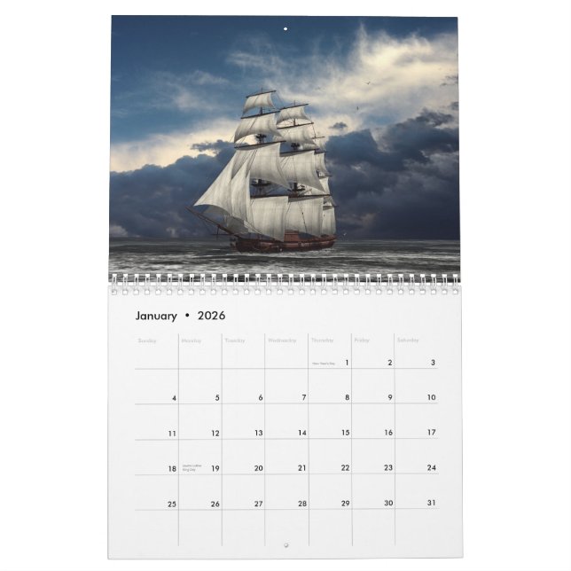 The Age of Sail, 2014 Calendar (Jan 2026)