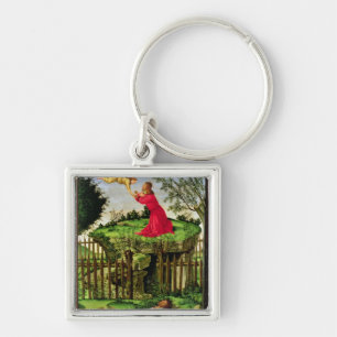 The Agony in the Garden, c.1500 Keychain