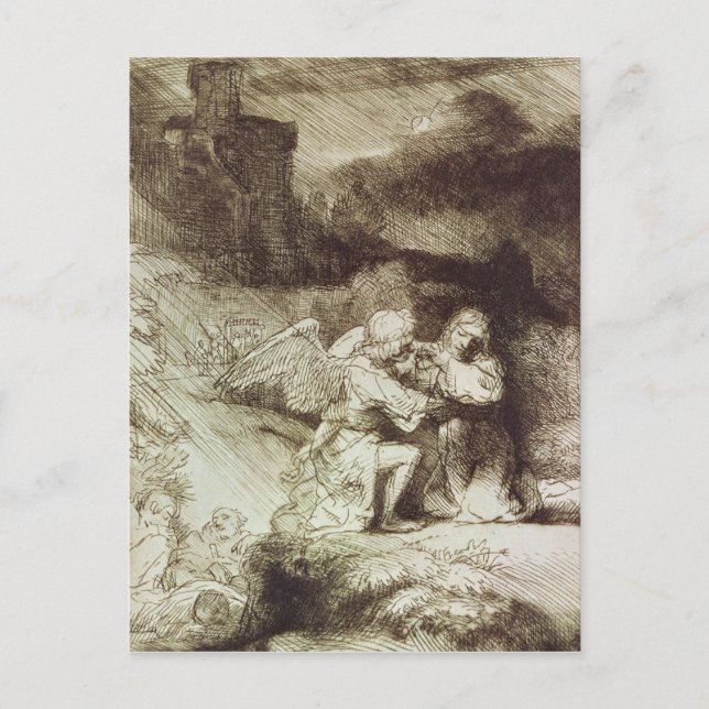 The Agony in the Garden Postcard (Front)