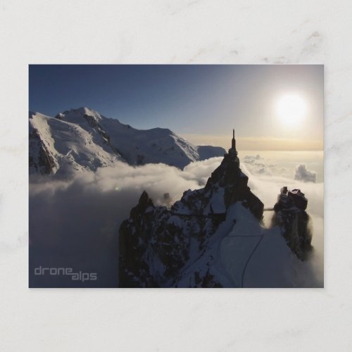 The Aiguille du Midi and Mont Blanc Postcard