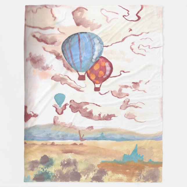 The Air I Breathe by AnyaC Fleece Blanket (Front)