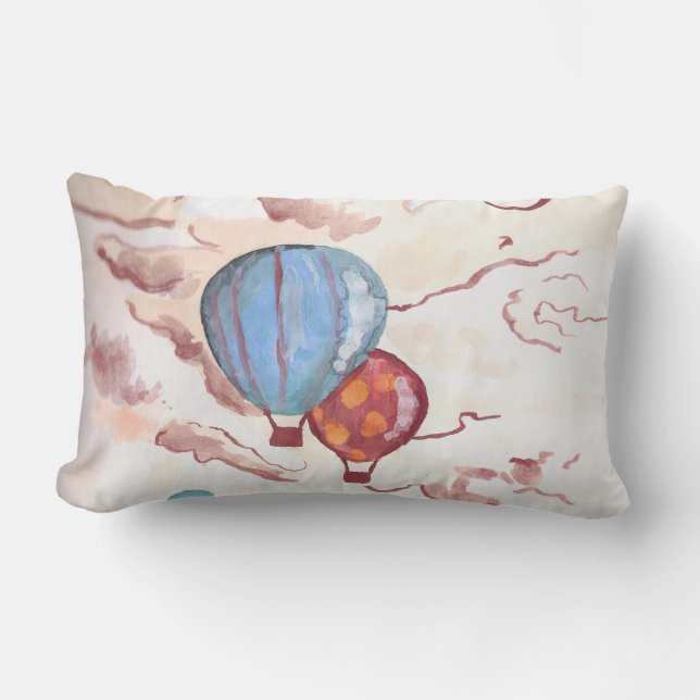 The Air I Breathe by AnyaC Lumbar Pillow (Front)