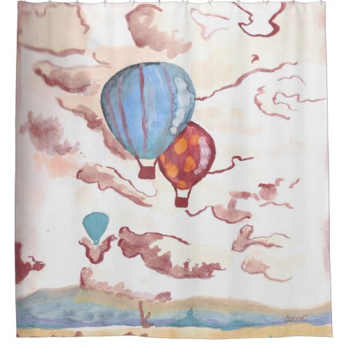 The Air I Breathe by AnyaC Shower Curtain
