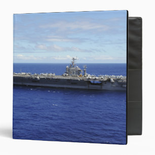 The aircraft carrier USS Abraham Lincoln 2 3 Ring Binder