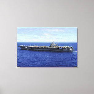 The aircraft carrier USS Abraham Lincoln 2 Canvas Print