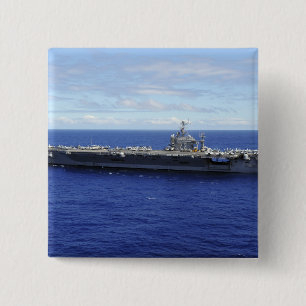 The aircraft carrier USS Abraham Lincoln 2 Pinback Button
