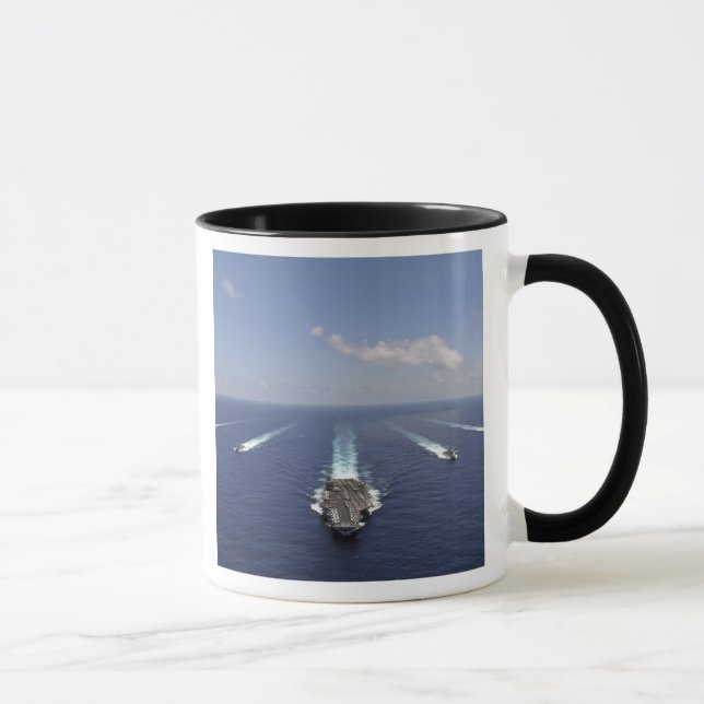 The aircraft carrier USS Abraham Lincoln Mug (Right)