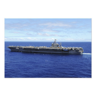 The aircraft carrier USS Abraham Lincoln Photo Print