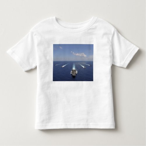 The aircraft carrier USS Abraham Lincoln Toddler T_shirt