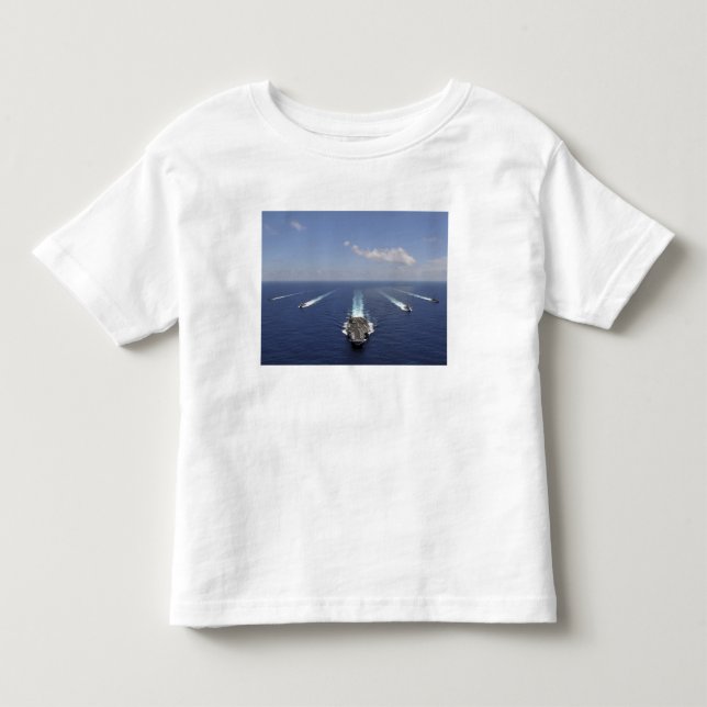 The aircraft carrier USS Abraham Lincoln Toddler T-shirt (Front)
